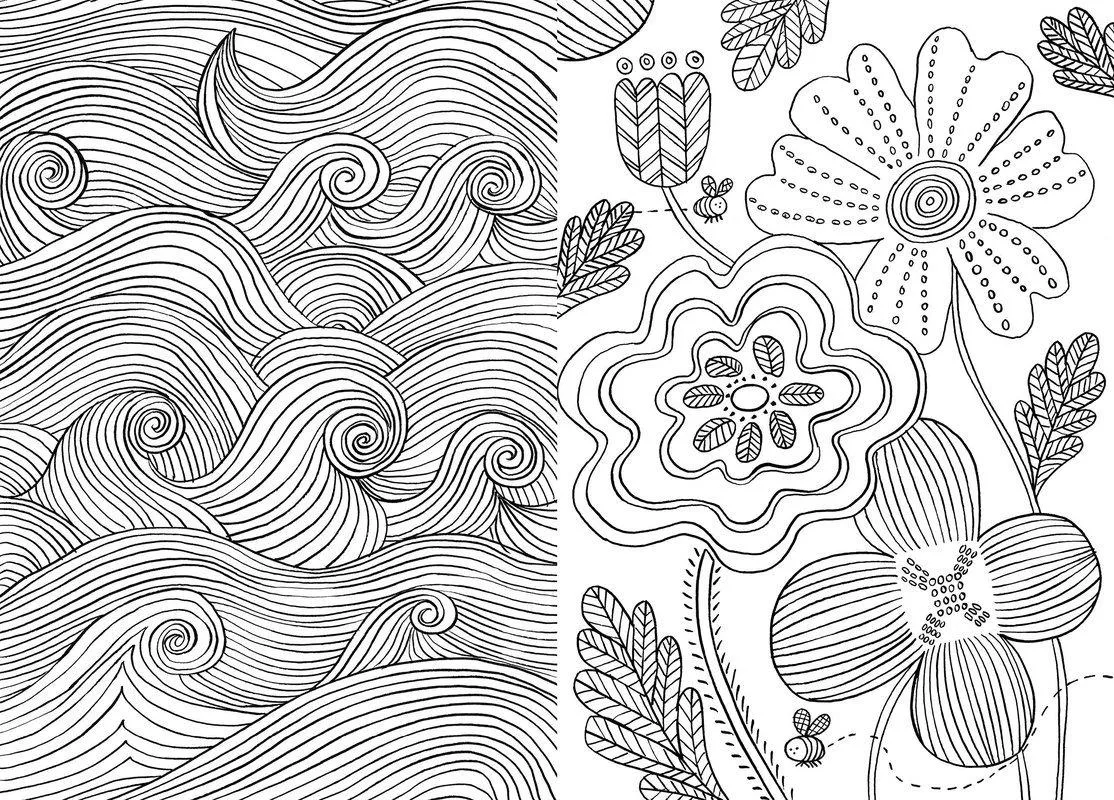 ■ The Mindfulness Colouring Book - Anti-stress Art Therapy for Busy People