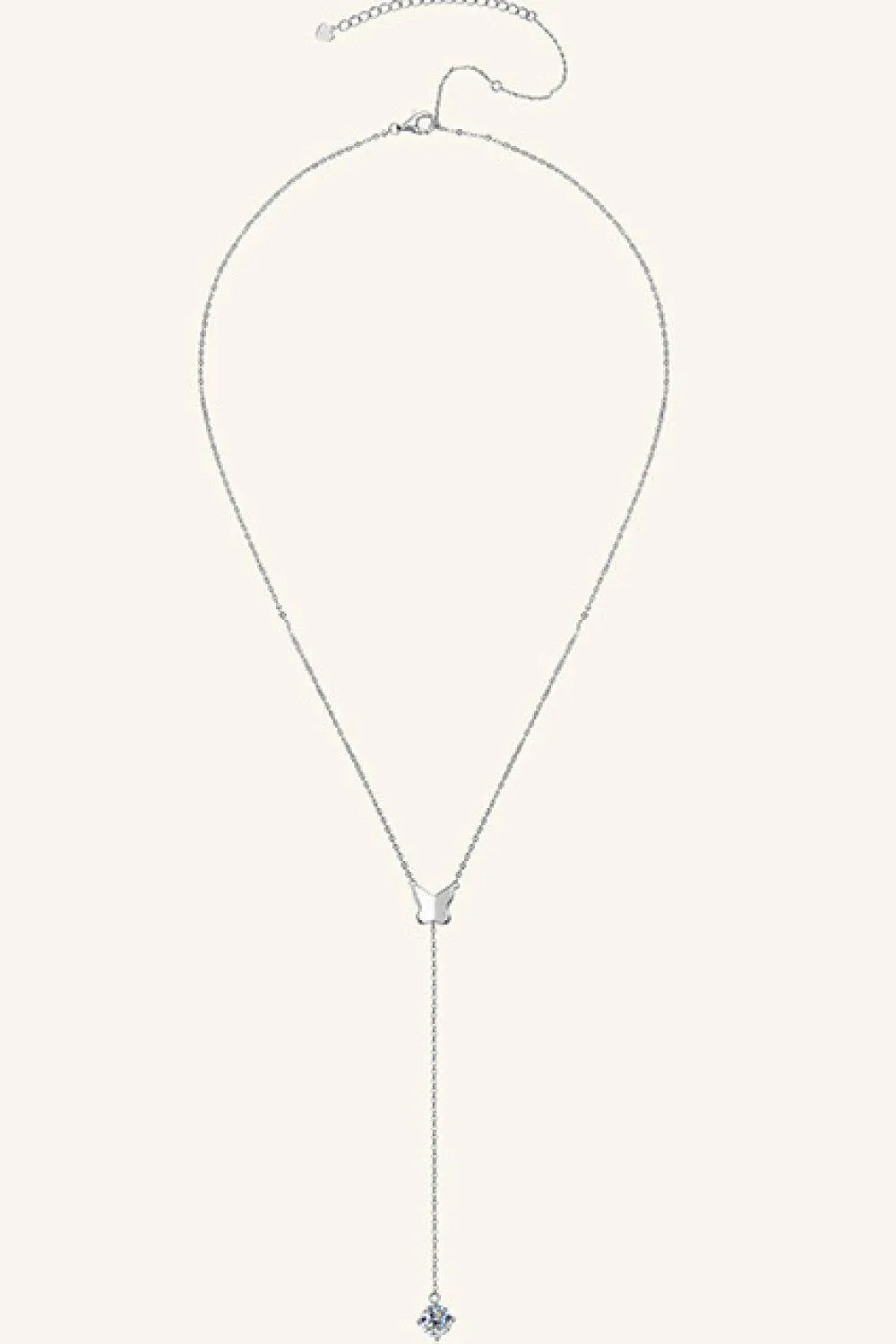 1 Carat Moissanite 925 Sterling Silver Necklace