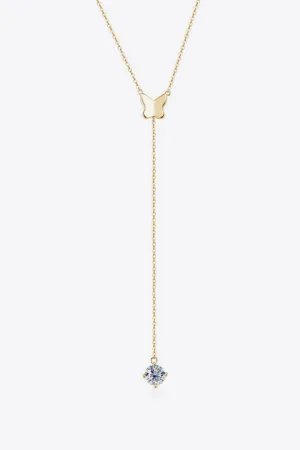 1 Carat Moissanite 925 Sterling Silver Necklace