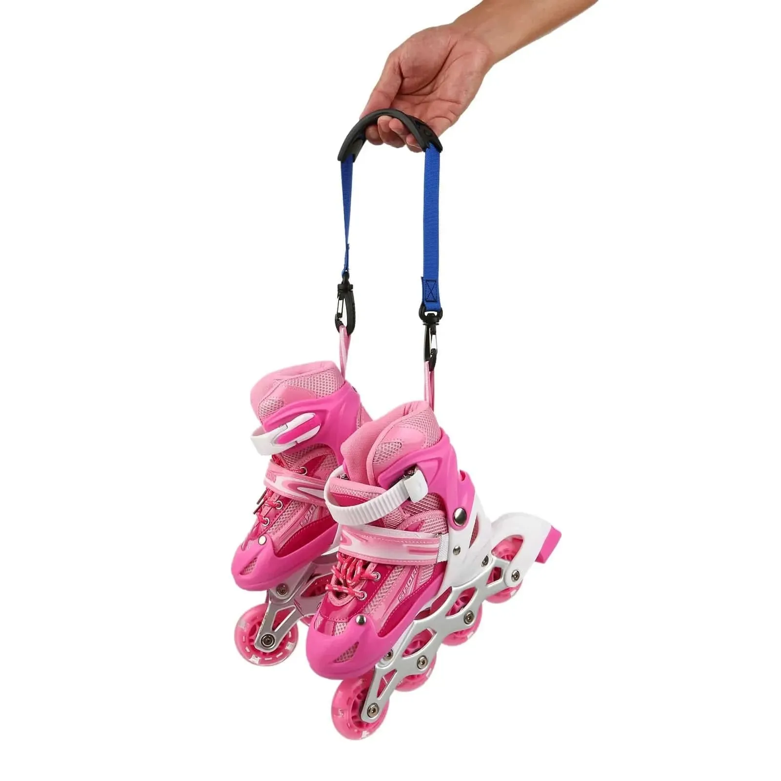 2pcs Portable Skates Straps Roller Skates Hanging Handle Buckle Skating Shoes Carriers for Boots Roller Skate Inline Skate 2021