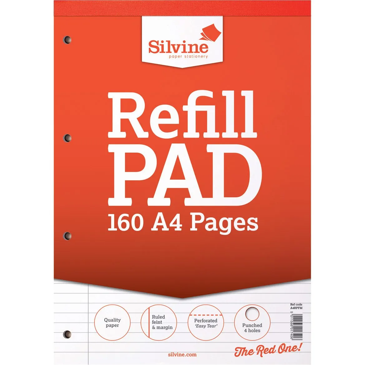 A4 Refill Pad (Lined with Margin) pk 6