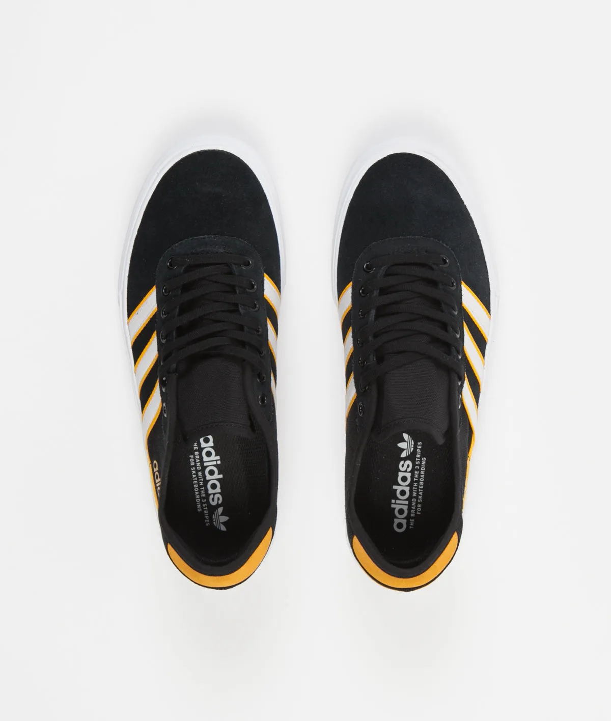 Adidas Delpala Premiere Shoes - Core Black / White / Crew Yellow