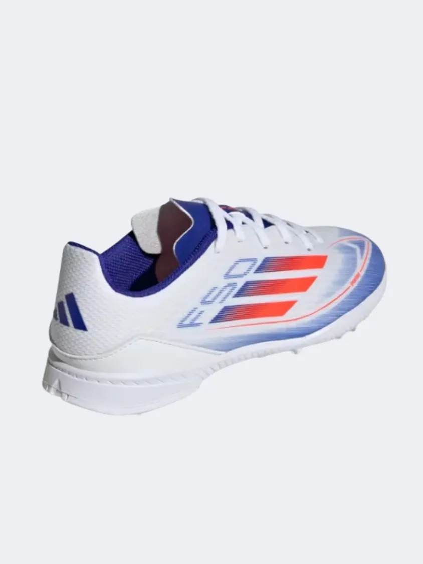 Adidas F50 League Tf Kids Turf Shoes White/Red/Blue