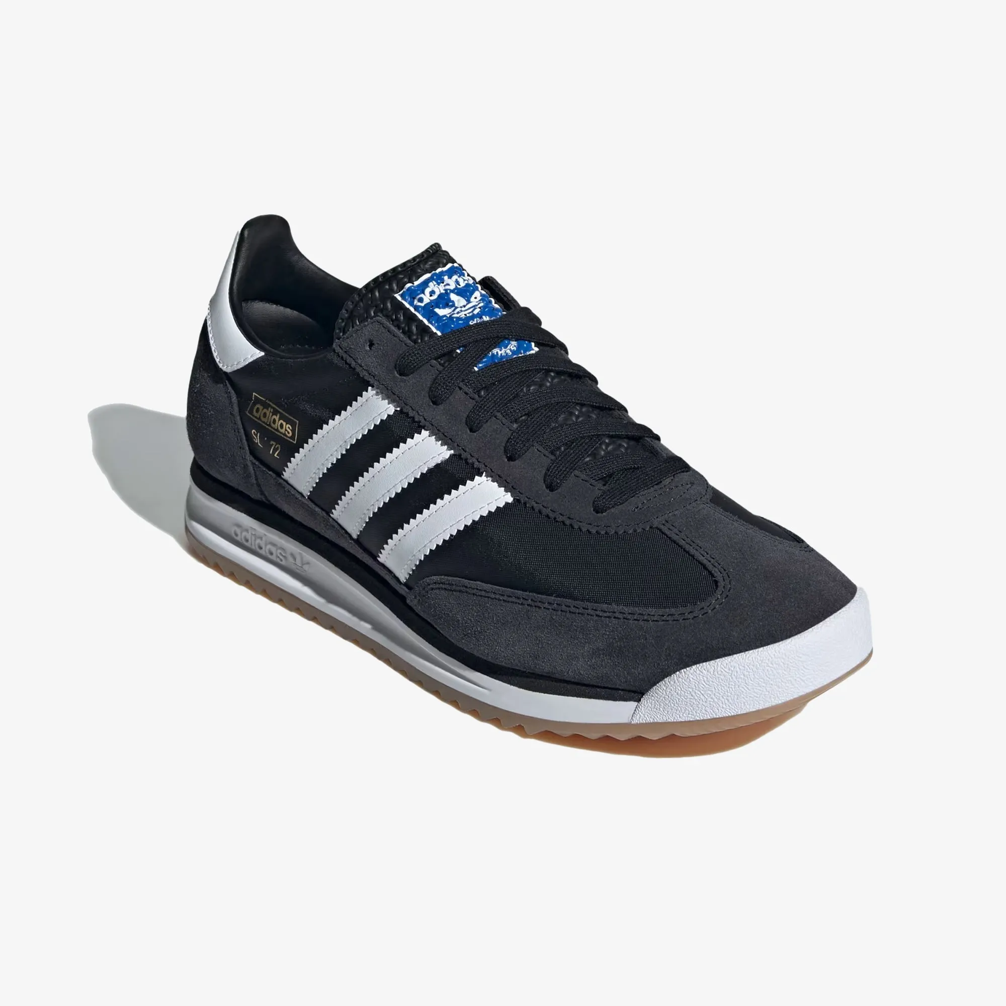 ADIDAS ORIGINALS | SL 72 RS { CORE BLACK/CLOUD WHITE/BLUE