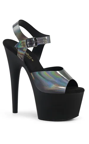 ADORE-708N-DT Black & Holo Platform Heels