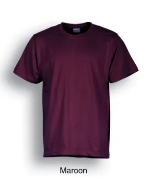 Adults Cotton Tee Shirt - Maroon