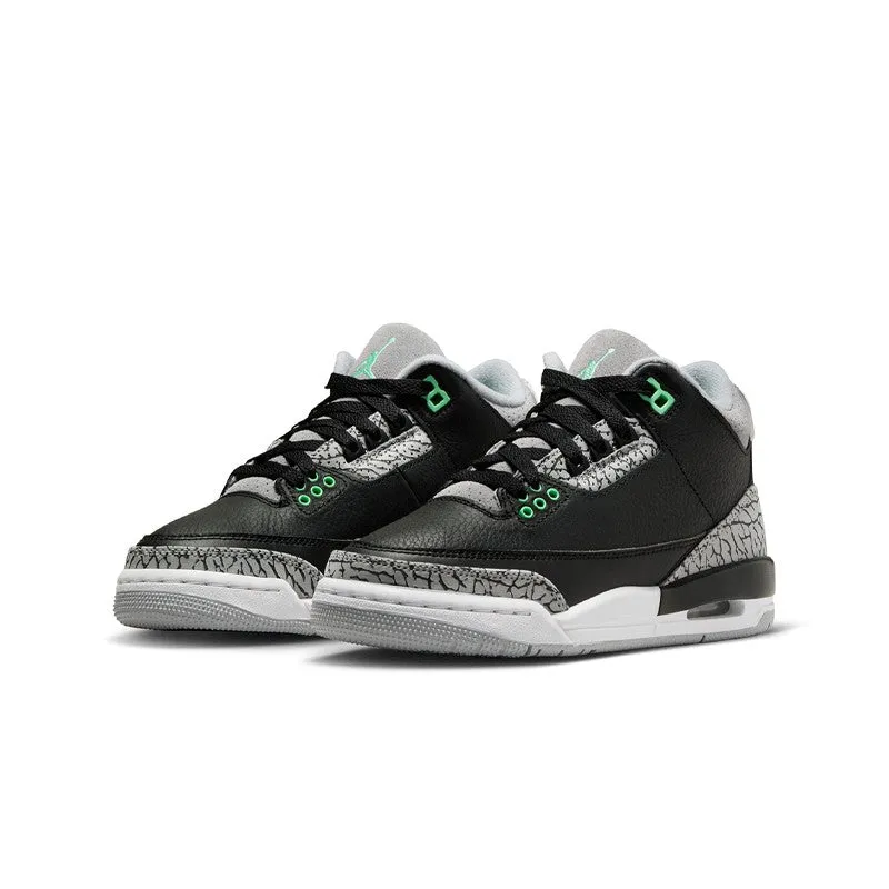 Air Jordan 3 Retro "Green Glow" Grade school