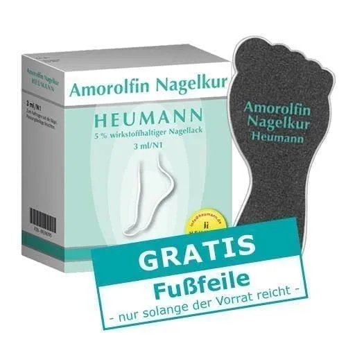 AMOROLFINE nail fungus cure Heumann 5% 3 ml