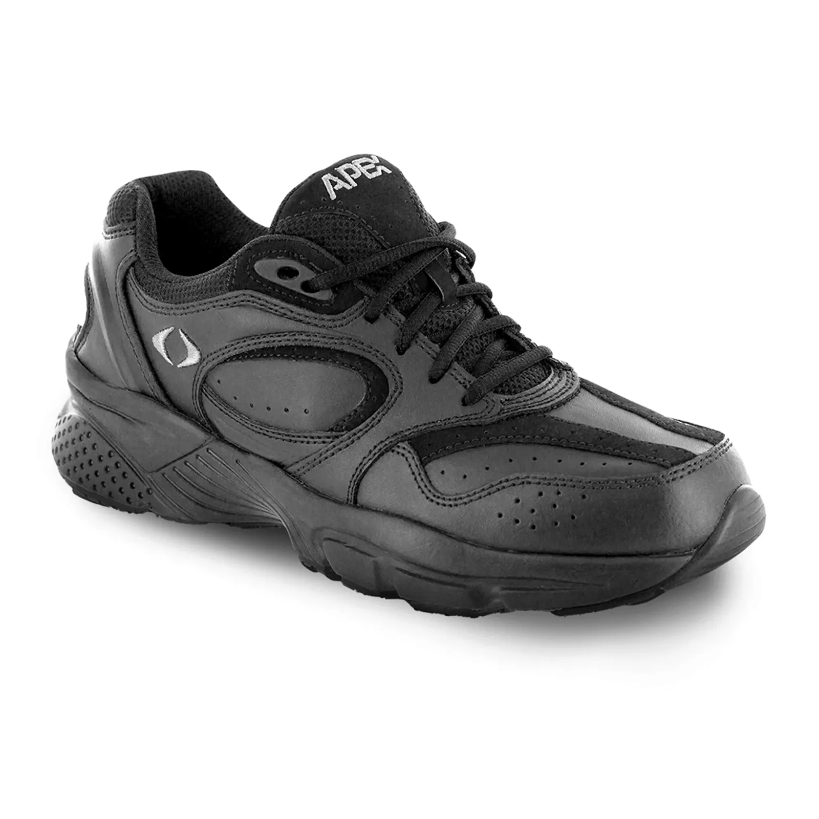 Apex X801 Lace Walker X-Last Walking Shoe (Women) - Black