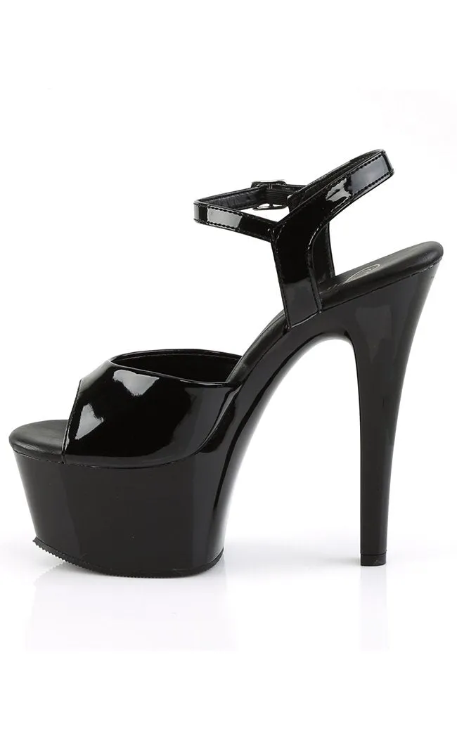 ASPIRE-609 Black Patent Heels