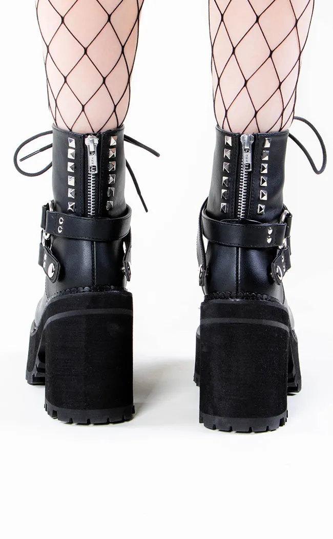 ASSAULT-101 Black Combat Boots