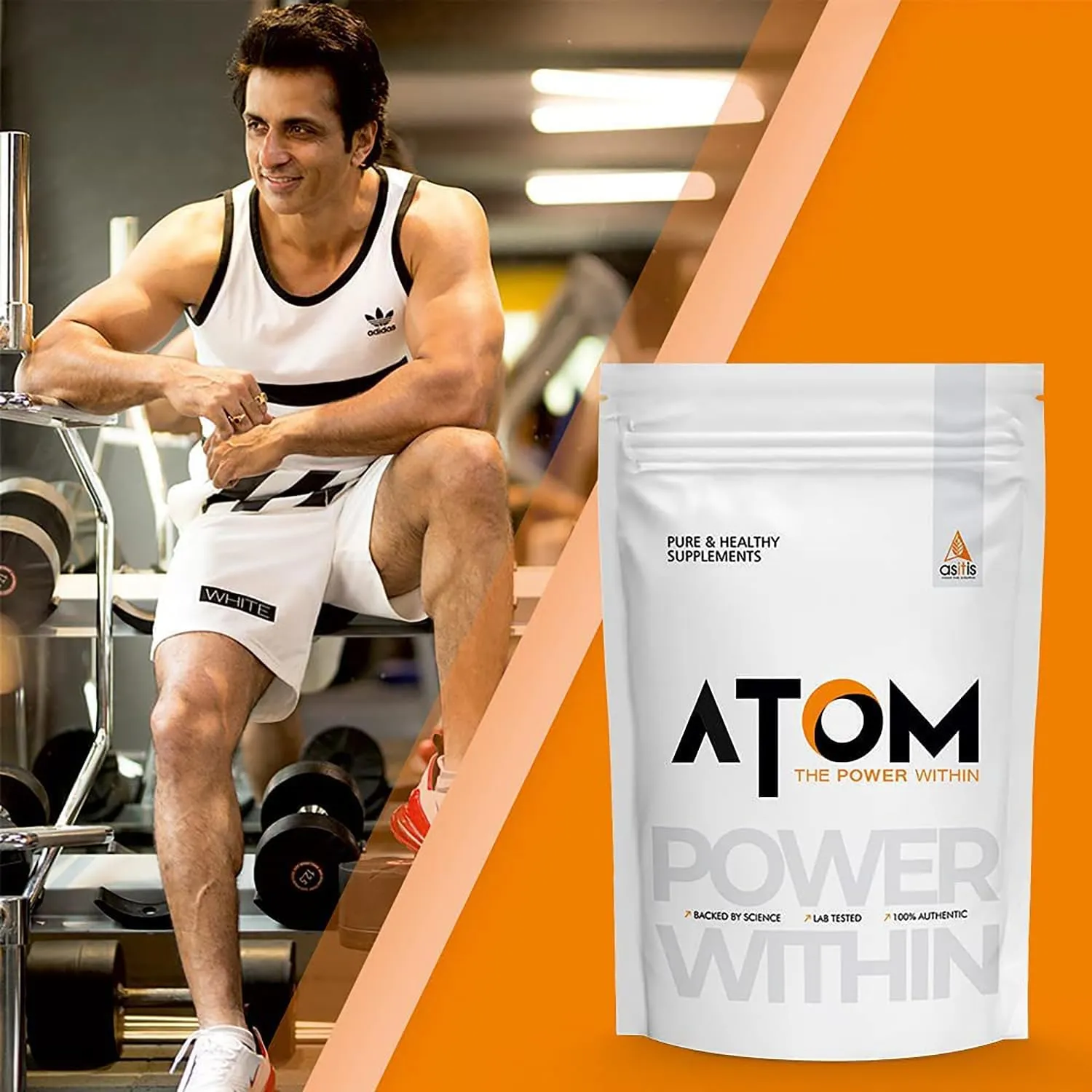 Atom Whey Protein Enzyme blend | 1kg | Kesar Kulfi