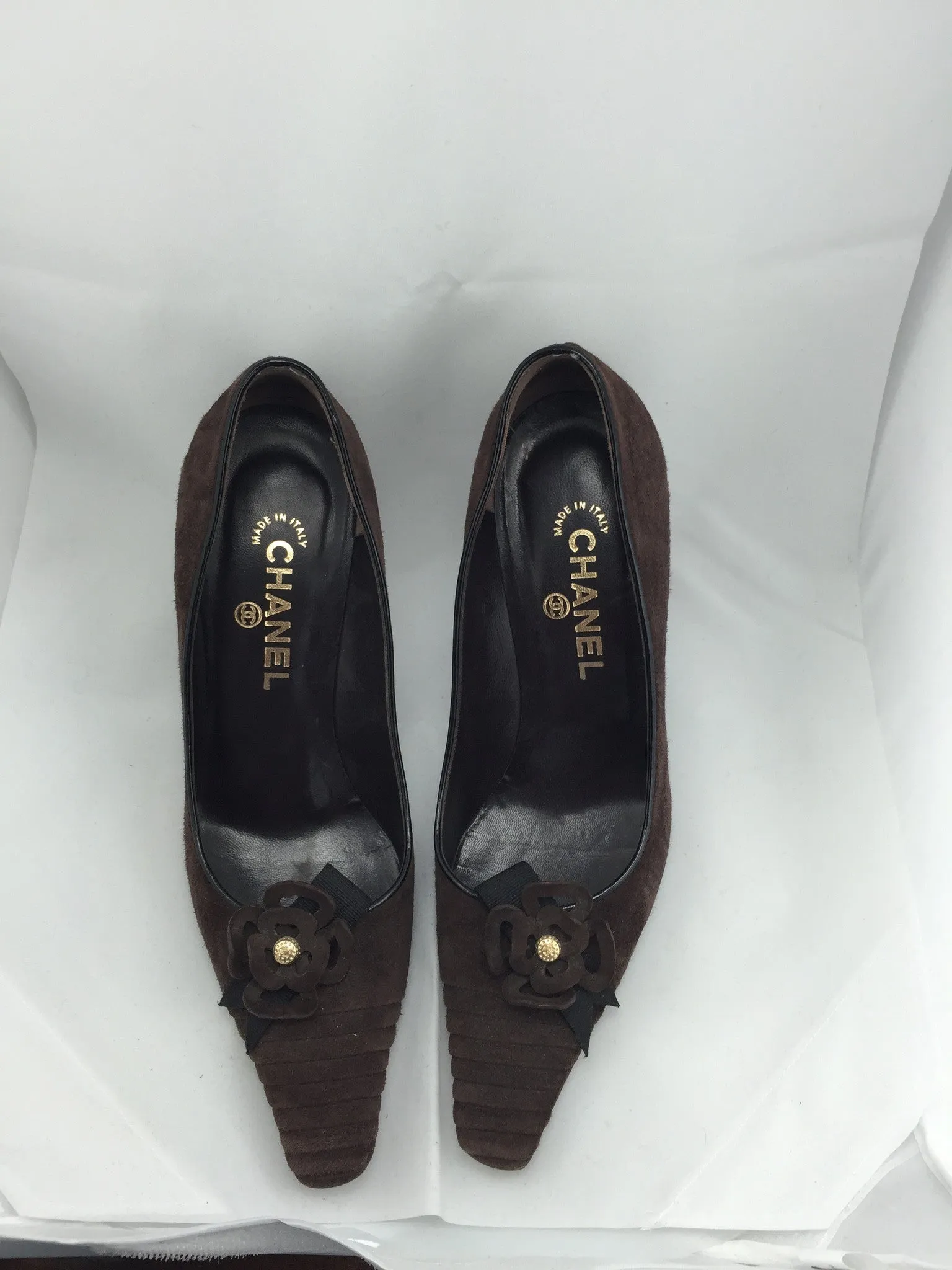 Authentic Chanel Pumps (Brown)