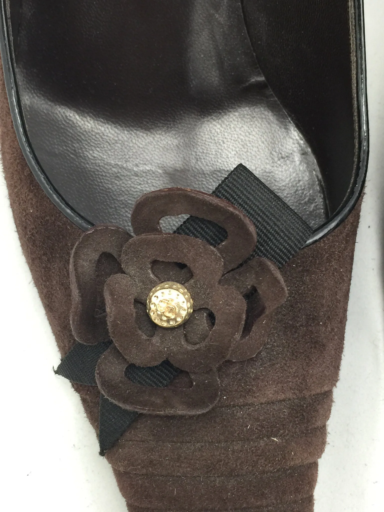 Authentic Chanel Pumps (Brown)