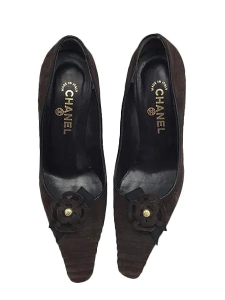 Authentic Chanel Pumps (Brown)