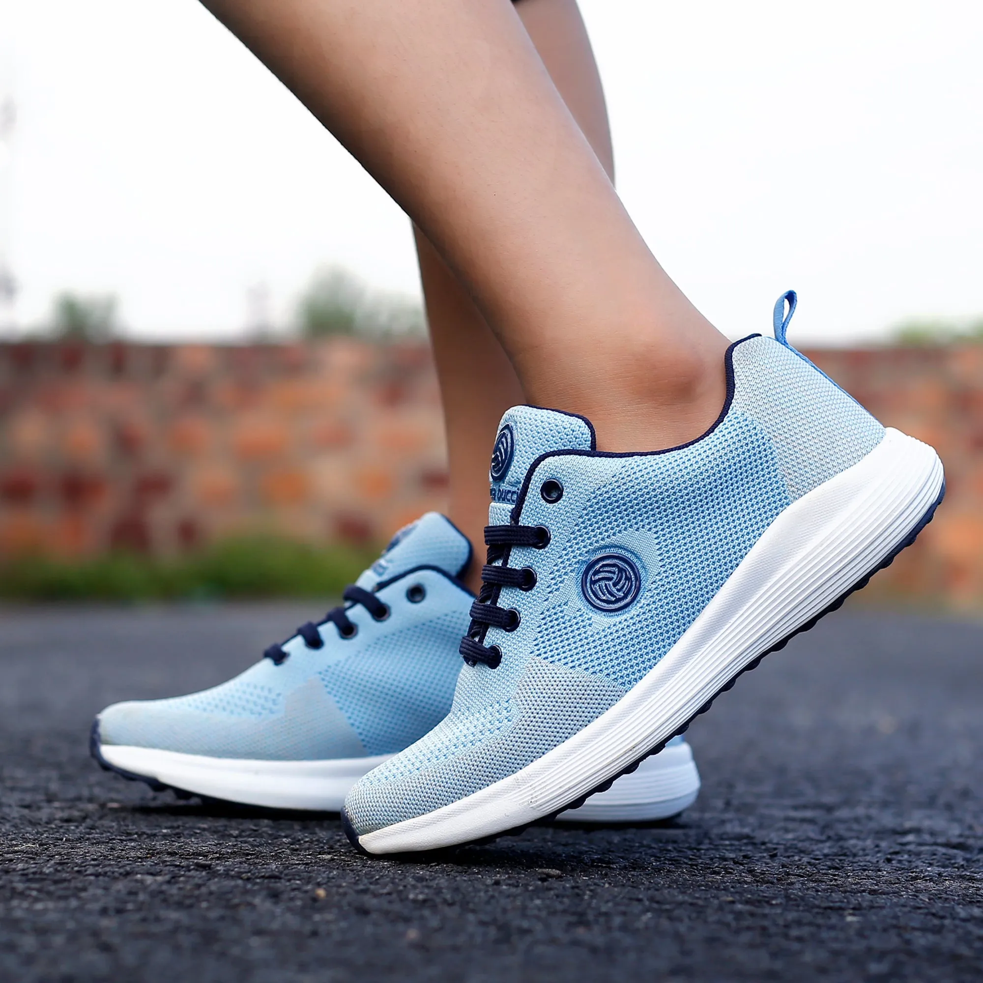 Bacca Bucci TOKYO Women Shoes | Sky Blue Casual Sneakers For Women