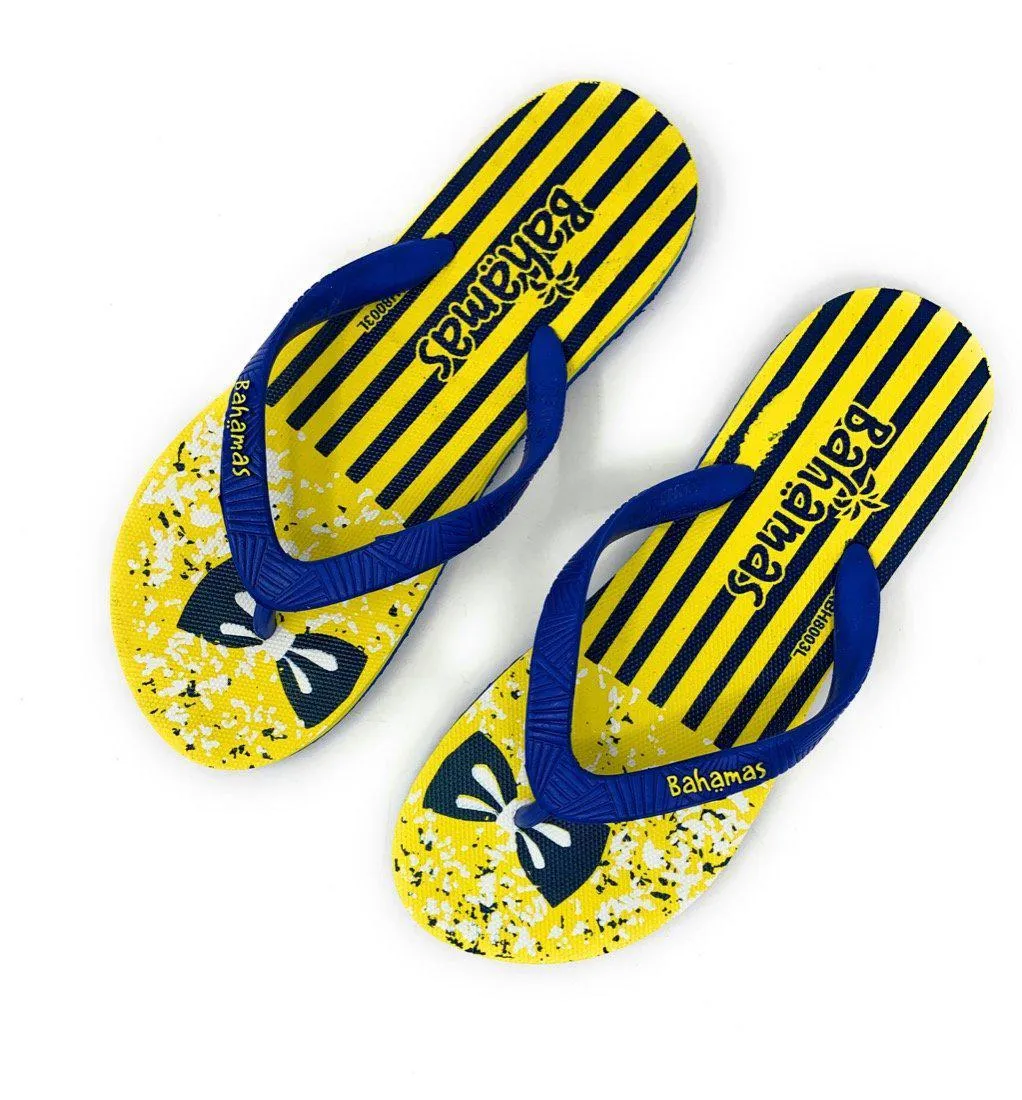 Bahamas Flip Flops Sandals Slippers for Women with Summer Fun Prints