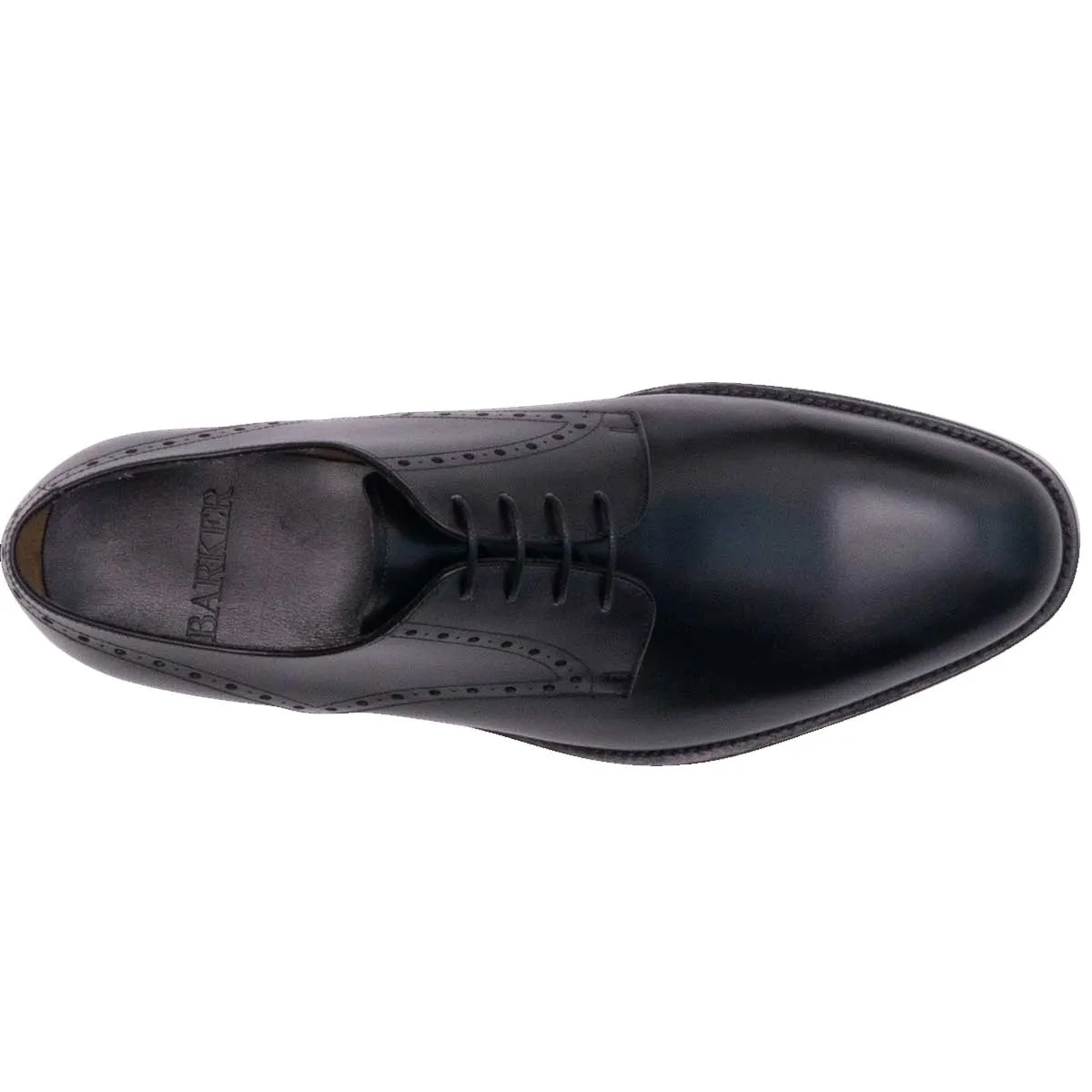 BARKER Trent Shoes - Mens - Black Calf