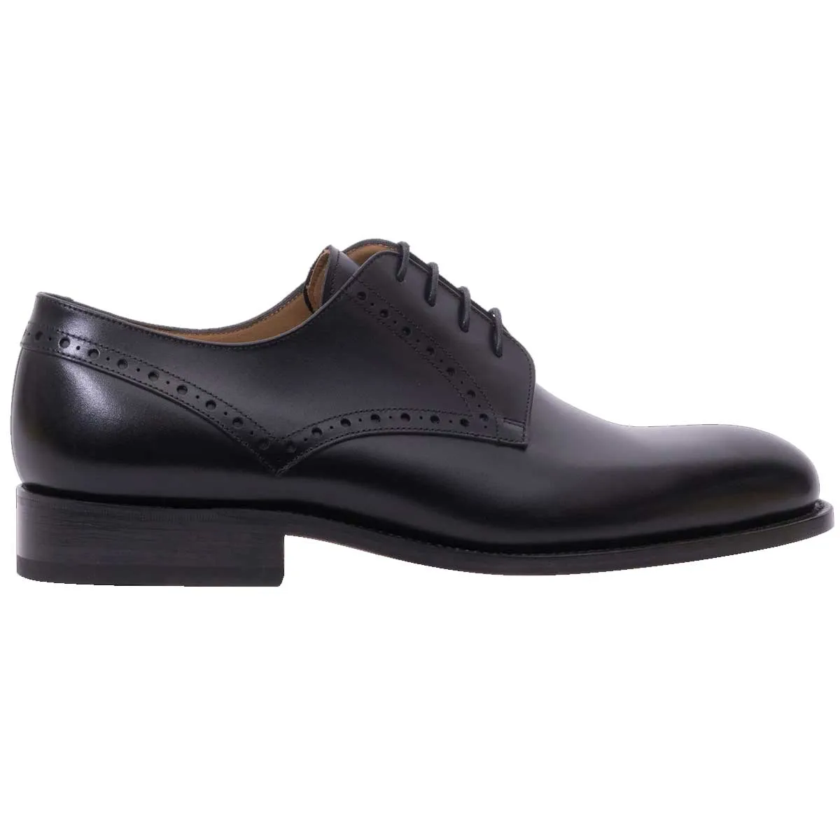 BARKER Trent Shoes - Mens - Black Calf