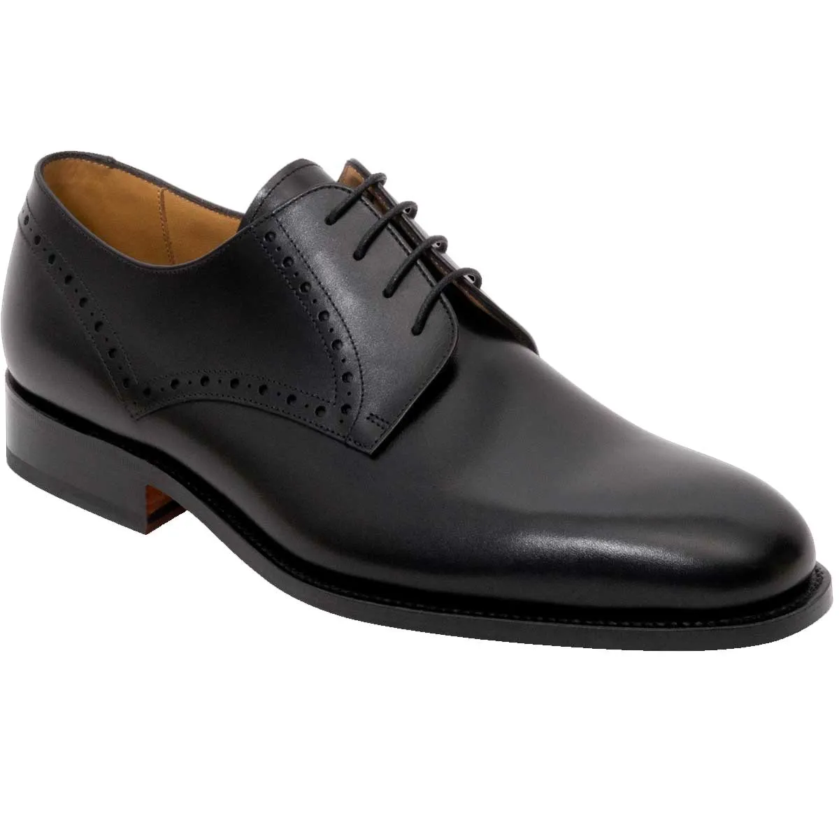 BARKER Trent Shoes - Mens - Black Calf