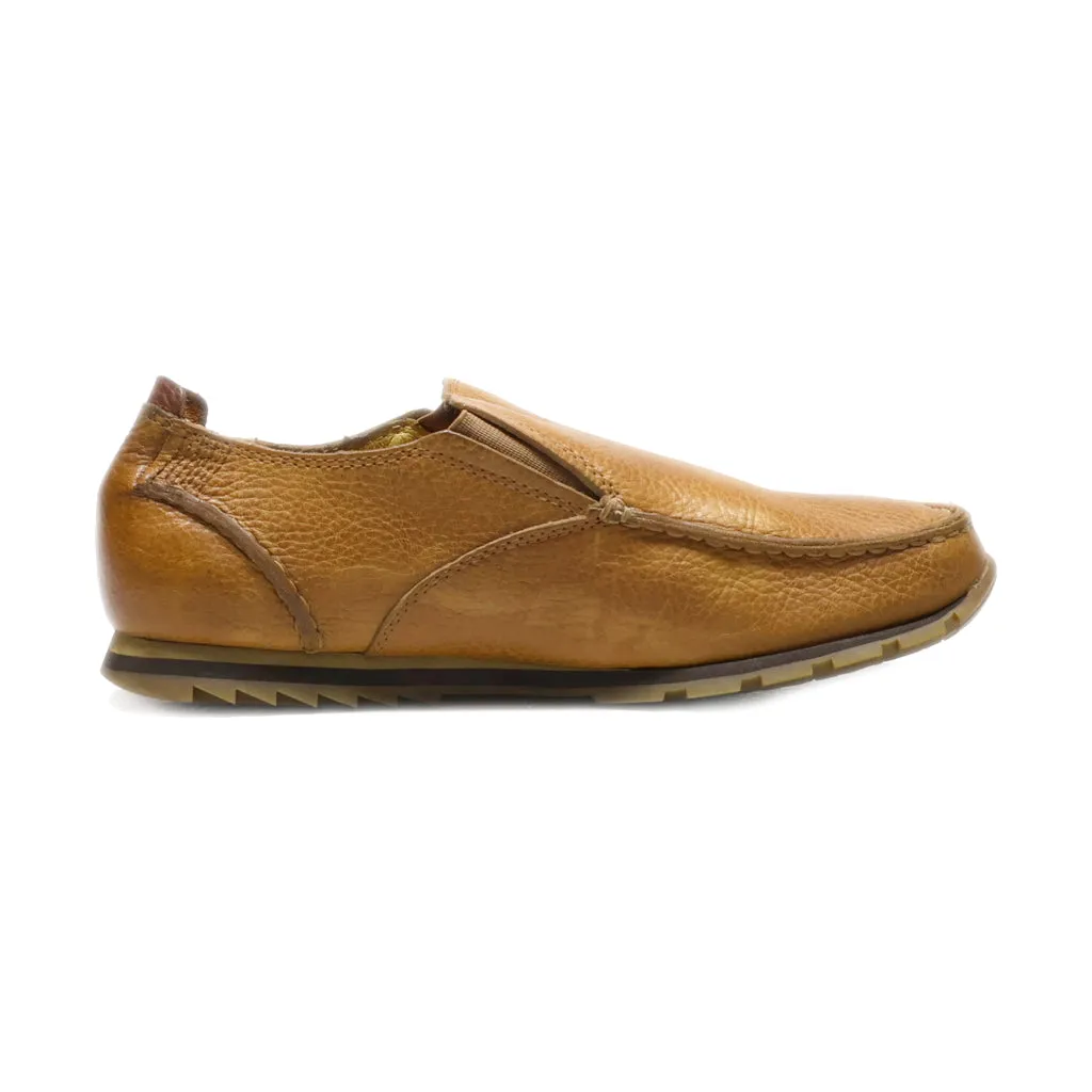 Ben Sherman Formal Slip Ons Leather Brown Colour For Men