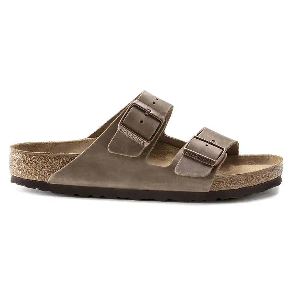 Birkenstock Arizona Oiled Leather Sandals - Tobacco - 352201