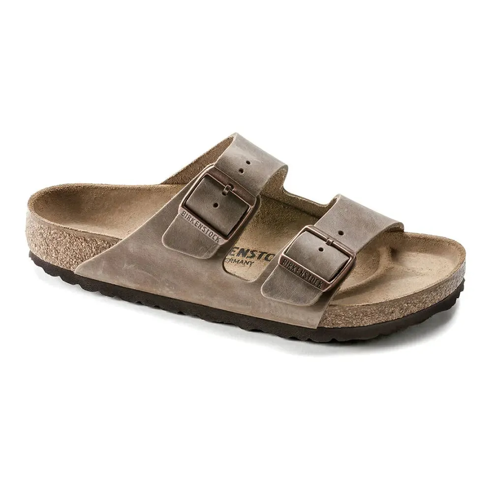 Birkenstock Arizona Oiled Leather Sandals - Tobacco - 352201