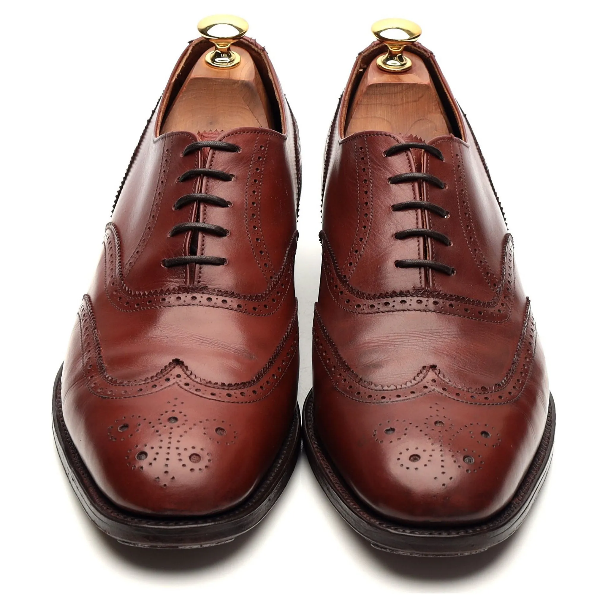 Brown Leather Oxford Brogues UK 9.5