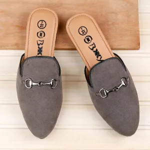 Bxxy Suede Material Fashionable Slip-on Mules For Men