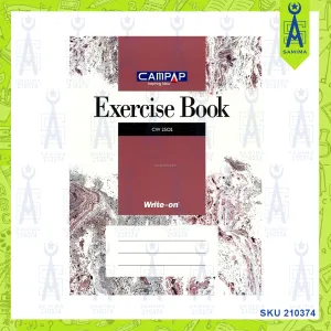 CAMPAP WRITE-ON EXERCISE BOOK F5 100P CW-2502