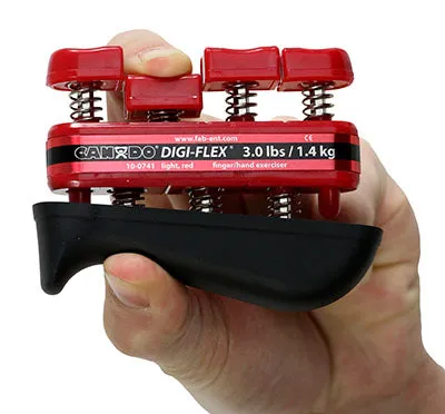 CanDo Digi-Flex Hand Exerciser, Red, Light