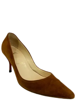 Christian Louboutin Rust Suede Pumps Size 8