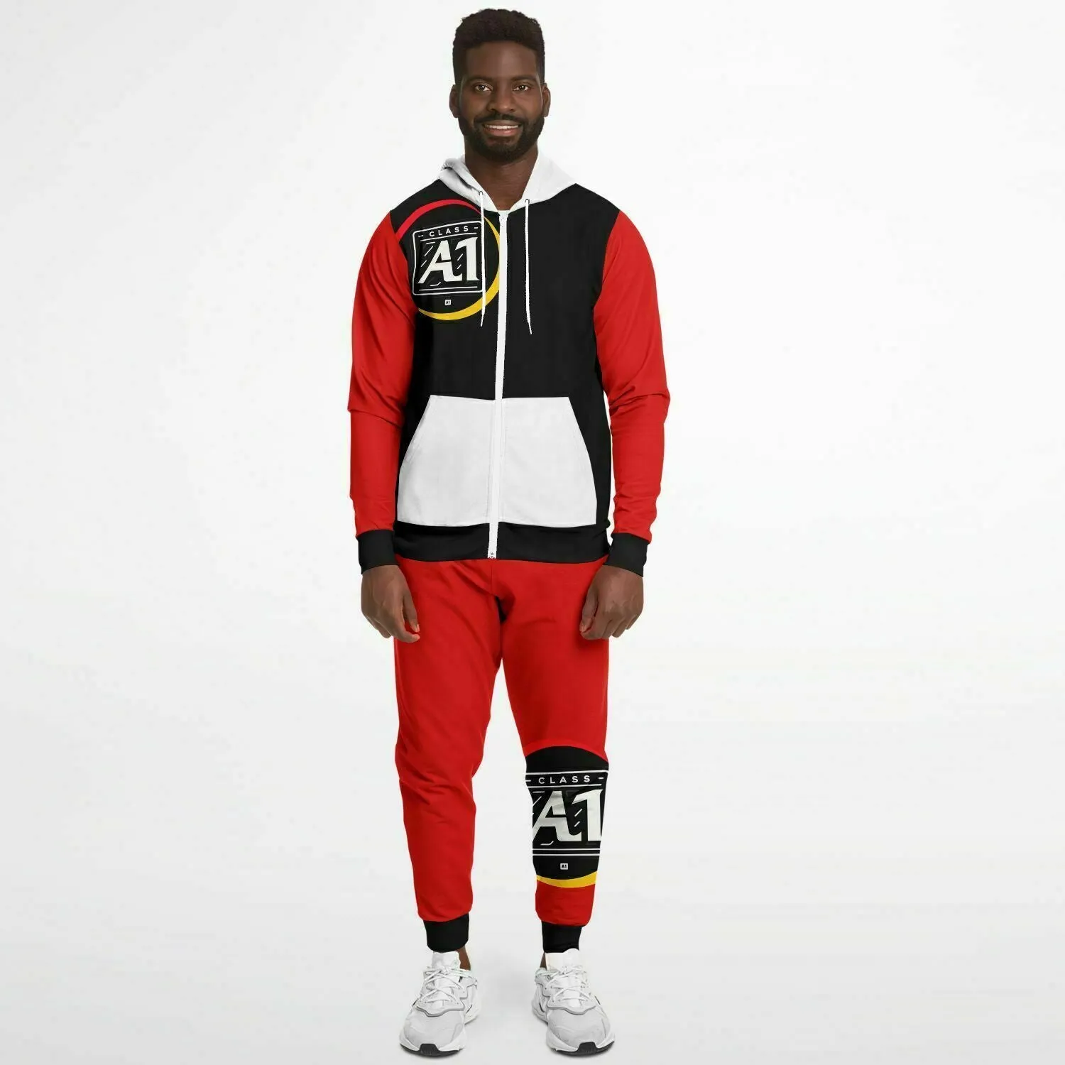 ClassA1 Fashion Ziphoodie & Jogger Outfit Set