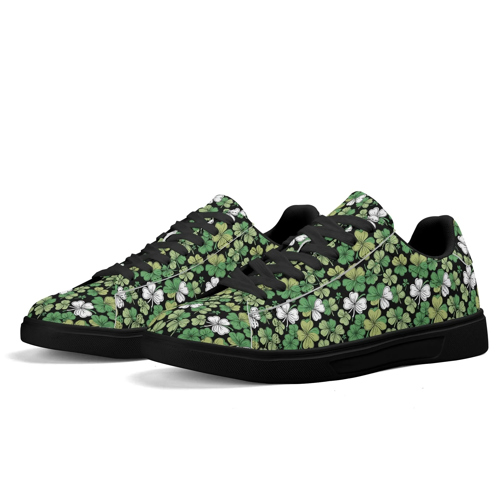 Clover Patch Adult Lightweight Brand Low Top Leather Shoes