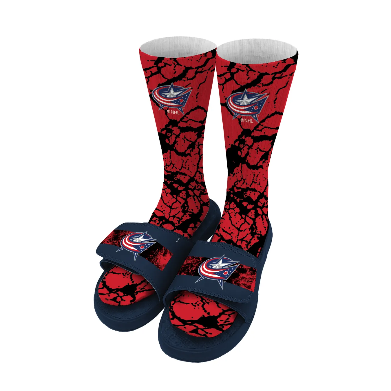 Columbus Blue Jackets Distressed Sock Bundle