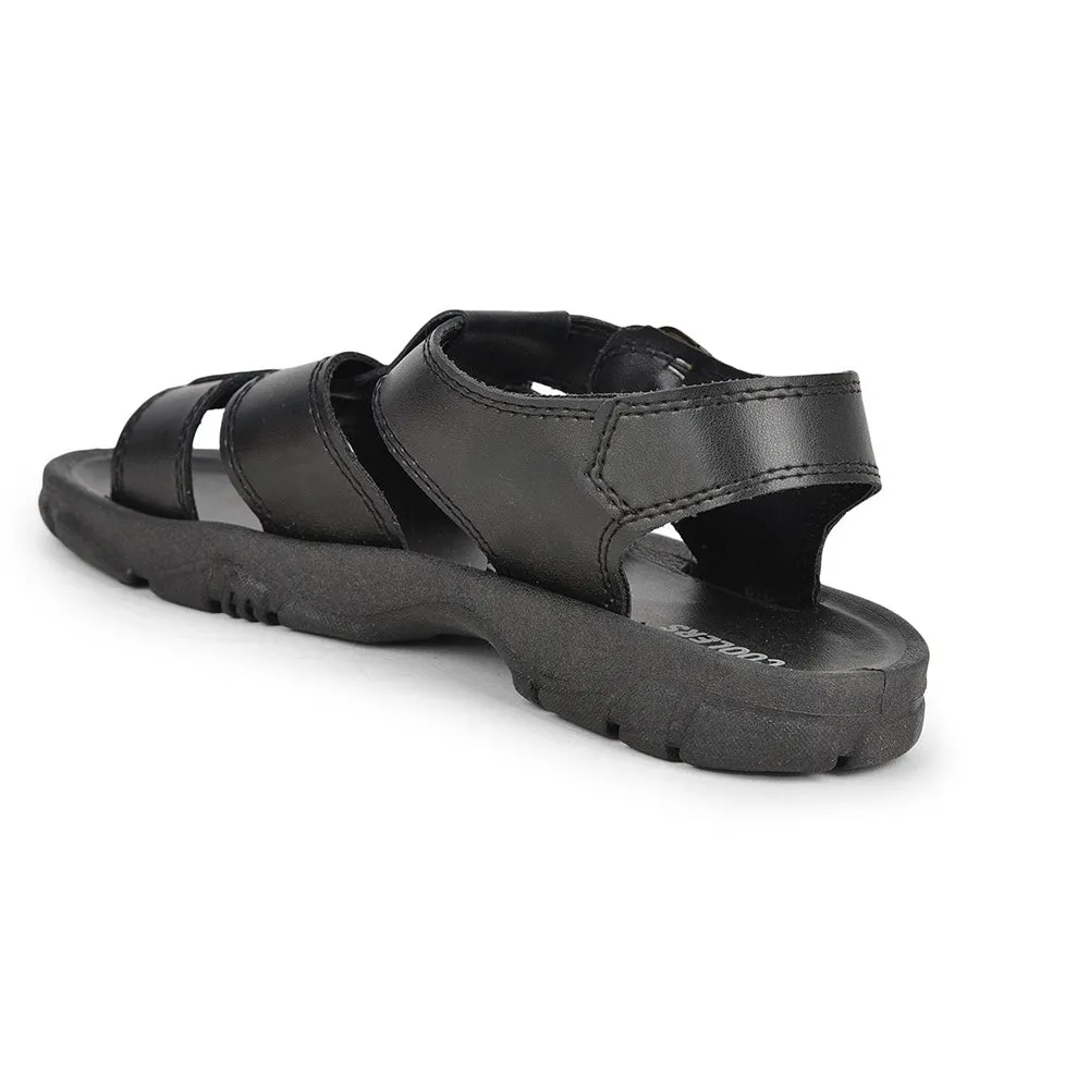 Coolers Casual (Black) Sandals For Men PHILIP-01 By Liberty