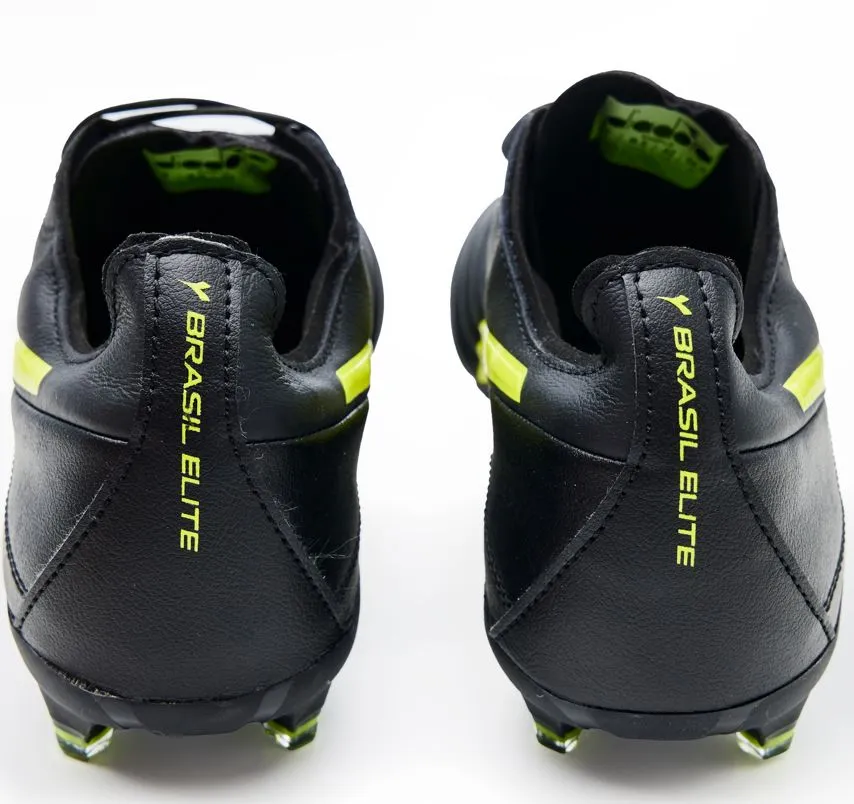 DIADORA BRASIL ELITE 2 LT LP12-Black/Fluo Yellow