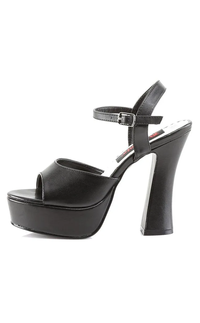 DOLLY-09 Black Mary Jane Heels