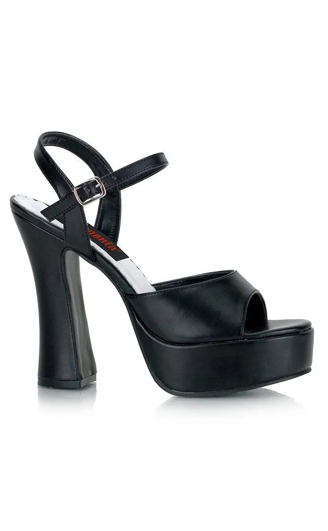 DOLLY-09 Black Mary Jane Heels