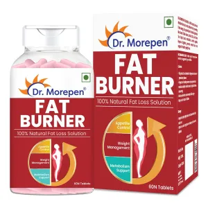 Dr.Morepen Fat Burner Tablets | 100% Natural & Safe | 60 Tablets for Men & Women