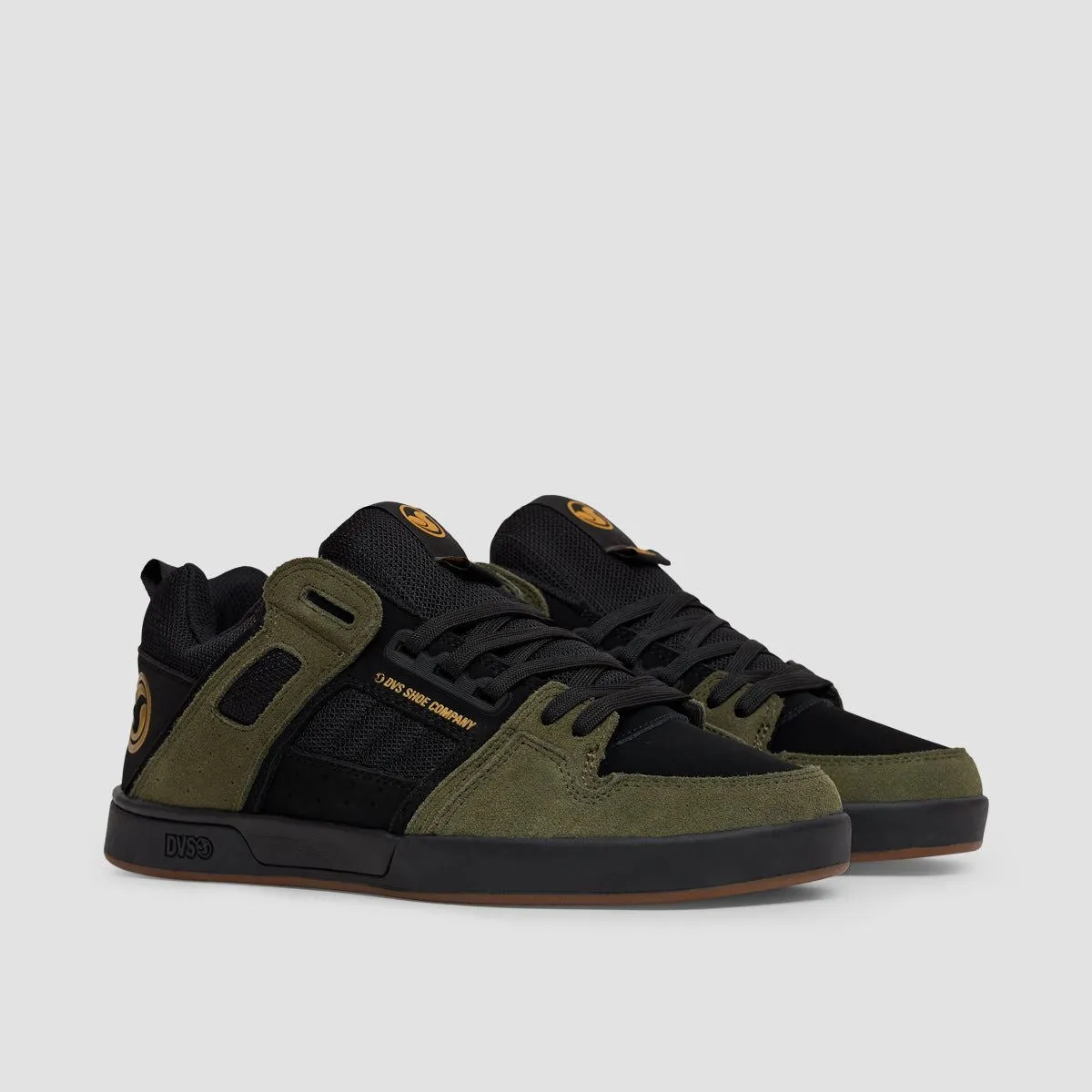 DVS Comanche 2.0  Shoes - Black/Olive/Gold Nubuck