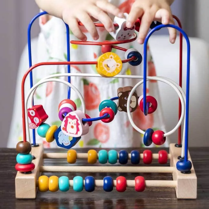 Early Learning String Beads Game