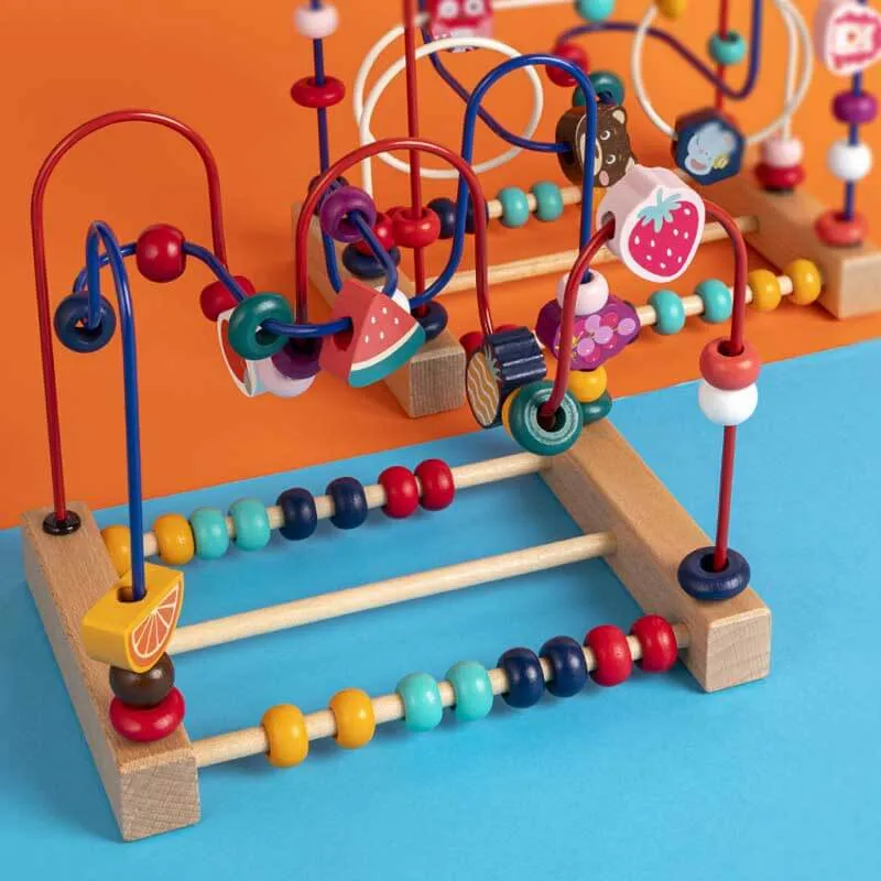 Early Learning String Beads Game