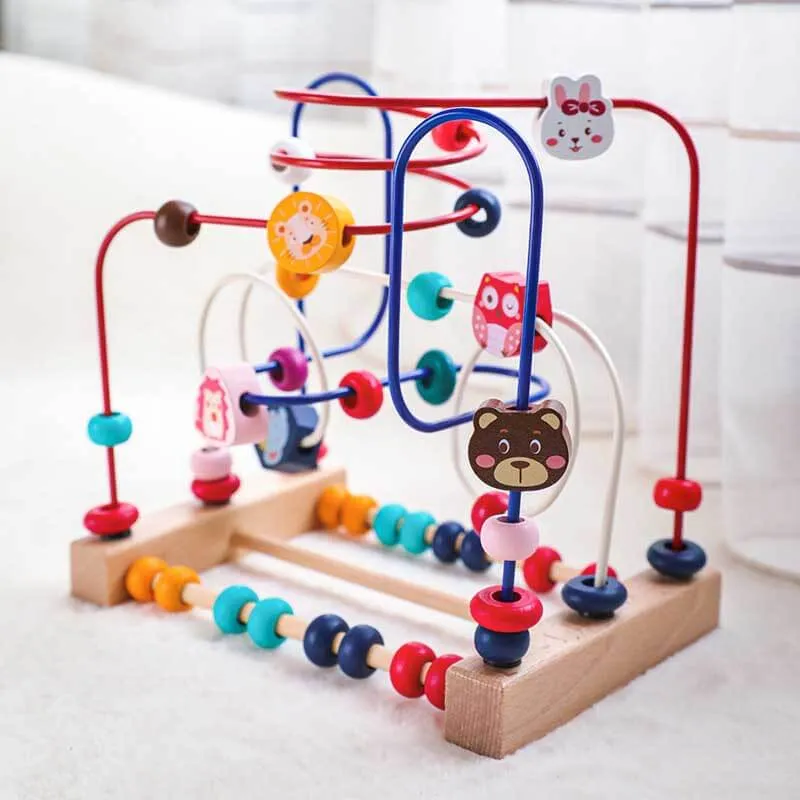 Early Learning String Beads Game