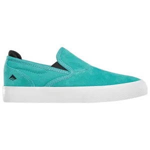 Emerica Wino G6 Slip-On Youth Kids Skate Shoes - Aqua