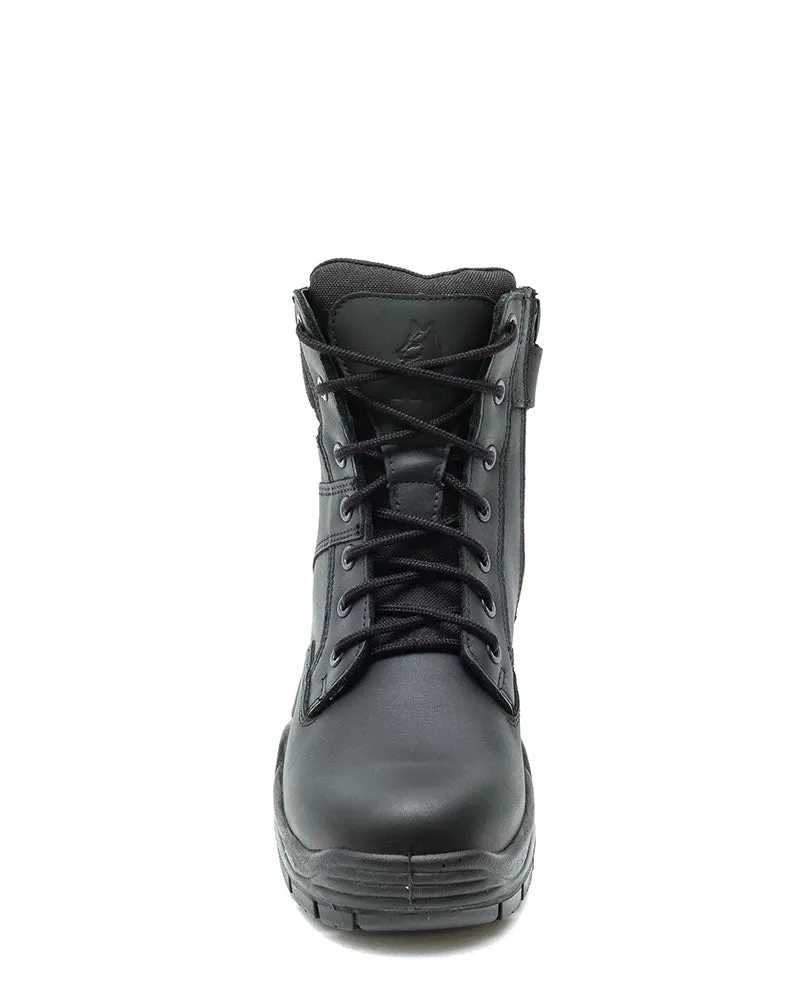 Enforcer Lace Up Zip Sided 150mm Boot - Black