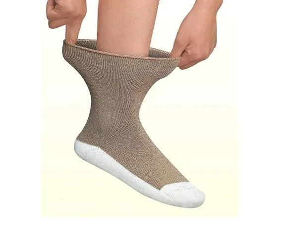 Extra Roomy Sock-Brown (3 Pairs)