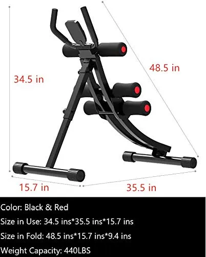 Fitlaya Fitness AB Workout Equipment Home Gym Exercise Equipment Abdominal Exercise Fitness Equipment with Resistance Bands