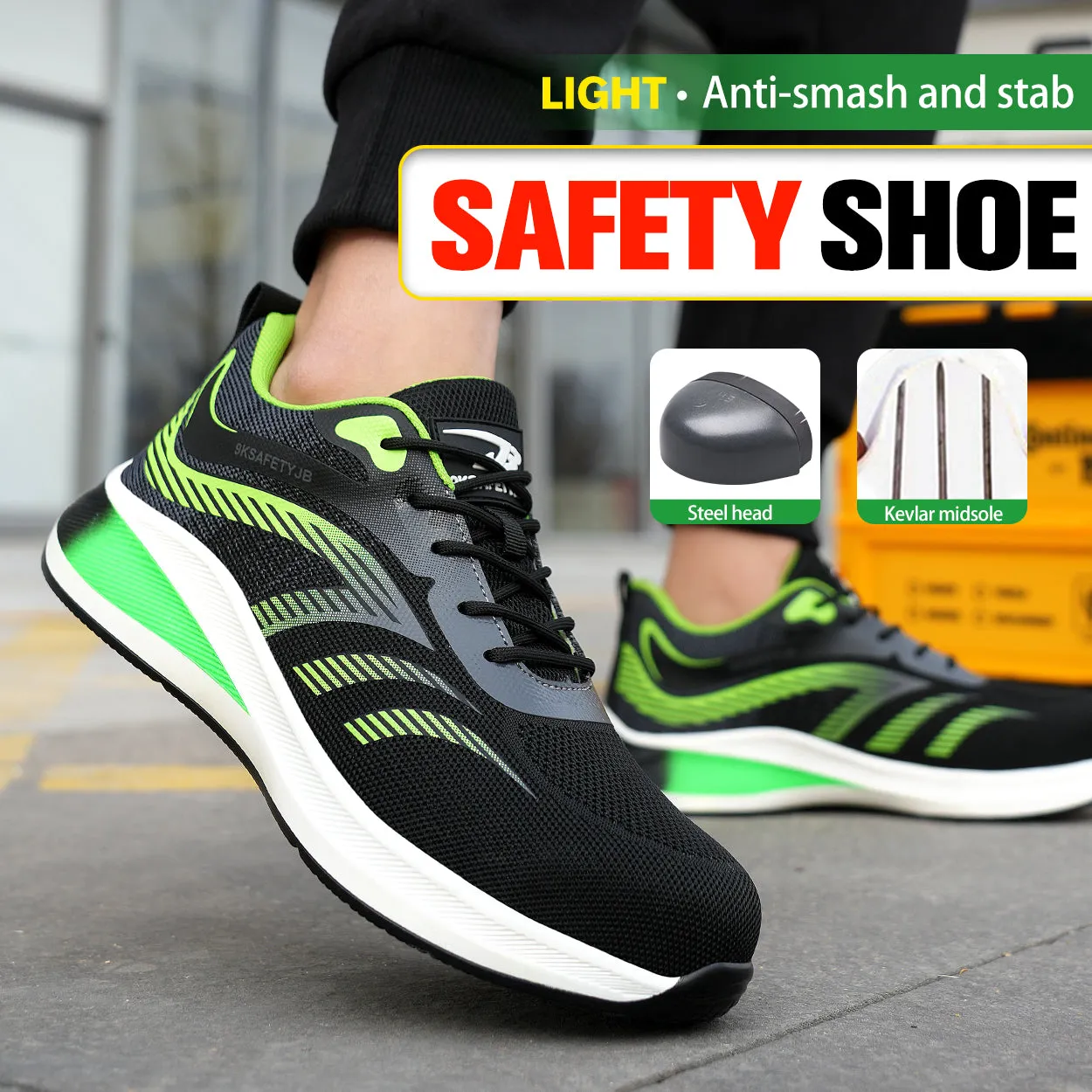 Fly Weave Tennis Sport Safety Shoes (JB-838)