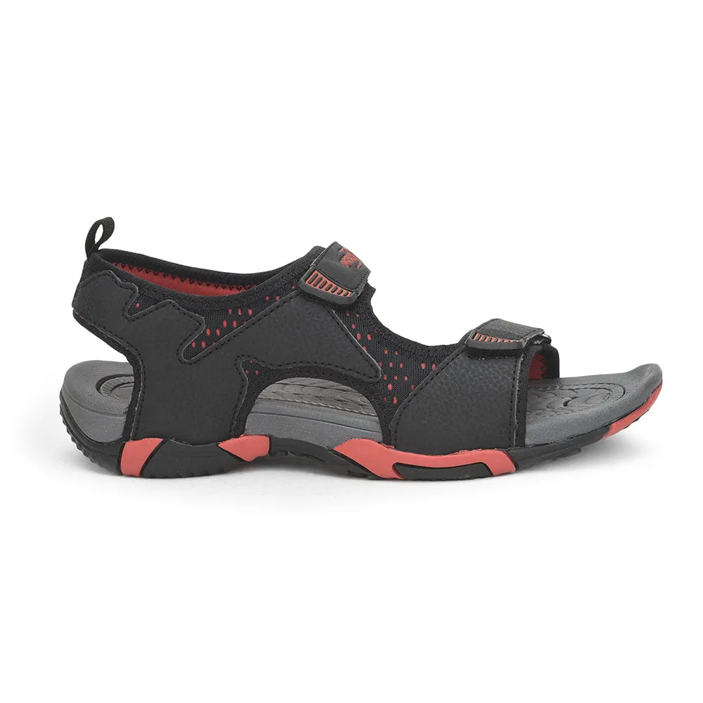 Force 10 By Liberty BLAIR-3 Black Sporty Sandal For Men